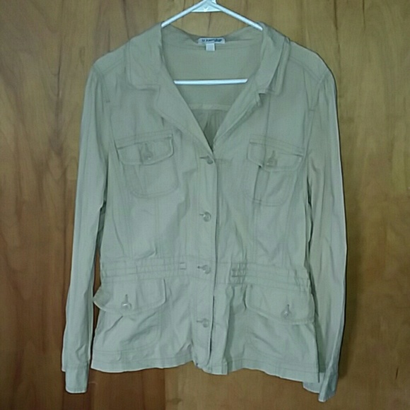St. John's Bay Tan Jacket - Picture 1 of 6